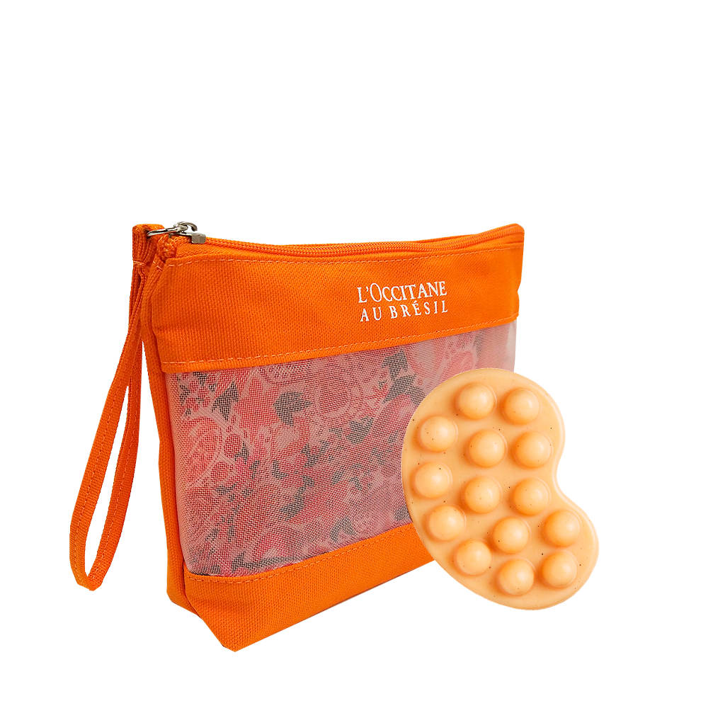 Necessaire com Sabonete Massageador de Caju, ,  large image number 0